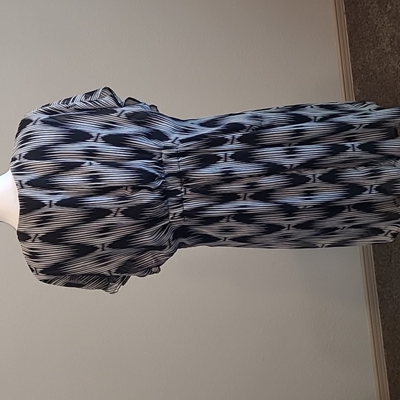 Black Dress Cover Up Swim Xl Lined - Picture 5 of 8